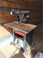 Craftsman Radial Arm Saw on very Nice Cart Stand