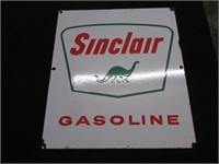 SINCLAIR PORCELAIN GASOLINE SIGN- 12" X 13 1/2"