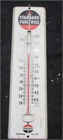 STANDARD FUEL OILS THERMOMETER 11 1/2" X 3 1/4"