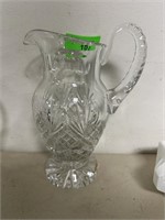 LARGE CRYSTAL PITCHER