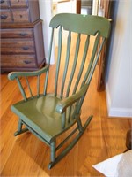 PAINTED GREEN ROCKER