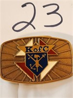 Knights of Columbus Belt Buckle