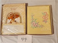 Vintage Valentine's and Baby book