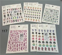 8 pk NAIL DECALS, PERFECT FOR RESELLERS