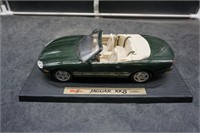 Jaguar XK8 Die Cast on Platform