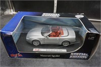 Maserati Spyder Die Cast w/ Box
