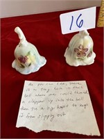 HAND PAINTED CERAMIC BELLS