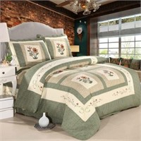 Embroidered Cotton Quilt