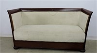 Antique Edwardian Mahogany Box Sofa