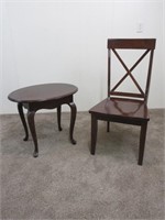 Side Table and Chair