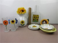 Gibson & Other Sunflower Decor/Dishes