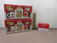 Campbell's Soup Mug Sets & Recipe Box