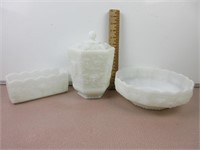 Anchor Hocking Milk Glass