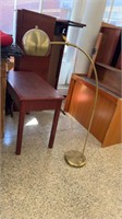 Nice curved floor lamp adjustable 52 in tall
