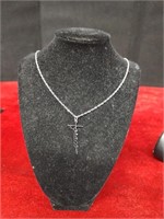 Stainless Steel Necklace "Grace" and Cross