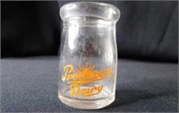 Vintage Producers Dairy individual glass creamer -