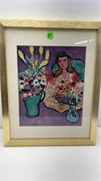 FRAMED MATISSE PRINT 15X12