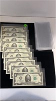 10-2 DOLLAR BILLS UNCIRCULATED & SEQUENTIAL