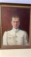 NAVY OFFICER PAINTING 1923  SIGNED BY TAOMANSHI