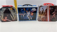 3 NEWER STAR WARS LUNCH BOXES