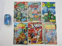 6 comics book vintage dont Titans, X-Men et +