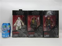 Star Wars, 3 figurines neuves