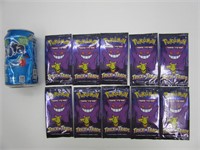 10 pack de 3 cartes Pokémon