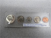 1966 B.U Year Coin Set Half Dollar 40% Silver