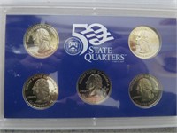 2002 U.S Proof Set W/ Proof Dollar & State Quarter