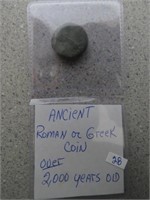 Ancient Roman or Greek Coin Overe 2000 years old