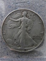 1943 Silver Walking Liberty Half Dollar 90% Silver
