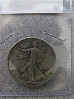 1943-S 90% Silver Walking Liberty Half Dollar