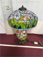 Gorgeous Stained Glass Lamp, Bottom Nightlight