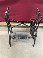 Antique Cast Iron Treadle Pedal Sewing Machine