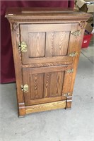 Phenomenal Antique Oak Icebox