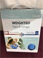 NIB Weighted Neck Wrap, 3.5 Pound