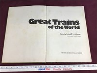 Vintage Book Great Trains Of The World, 1975