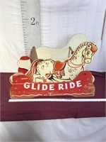 Vintage Child's Glider, Glide Ride By Benner