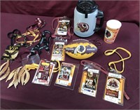 Large Lot Of Redskins Items
