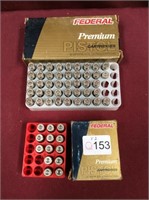 Two Partial Boxes 40 Smith And Wesson Ammo