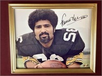 Franco Harris Signed And Framed 8 X 10 Photo