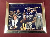 Patrick Ewing Signed And Framed 8 X 10 Photo