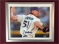 Randy Johnson Signed And Framed 8 X 10 Photo