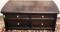 229 - WOODEN EXSPANDING TABLE W/ DRAWERS 20X45