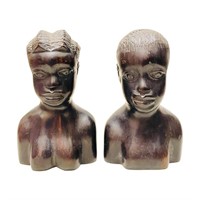 Wood Carved Busts