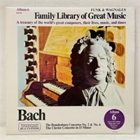 BACH Faily Library of Great Music LP NEW