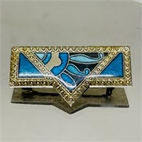 Vintage Pin with Inlay