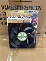 A Box Of Scythe Kama Flow Flex Fans 120mm