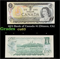 1973 Bank of Canada $1 (Ottawa, CA) Grades Select