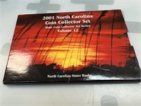 2001 NORTH CARLOINA COIN COLLECTOR SET VOLUME 12